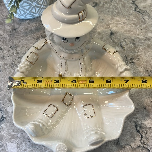 NWOT Lenox Scarecrow Halloween/Thanksgiving Candy Dish - Picture 7 of 9